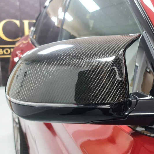 BMW G01 X3 G02 X4 G05 X5 G06 X6 G07 X7 M Performance Style Carbon Fibre Replacement Mirror Covers 18-25-Carbon Factory