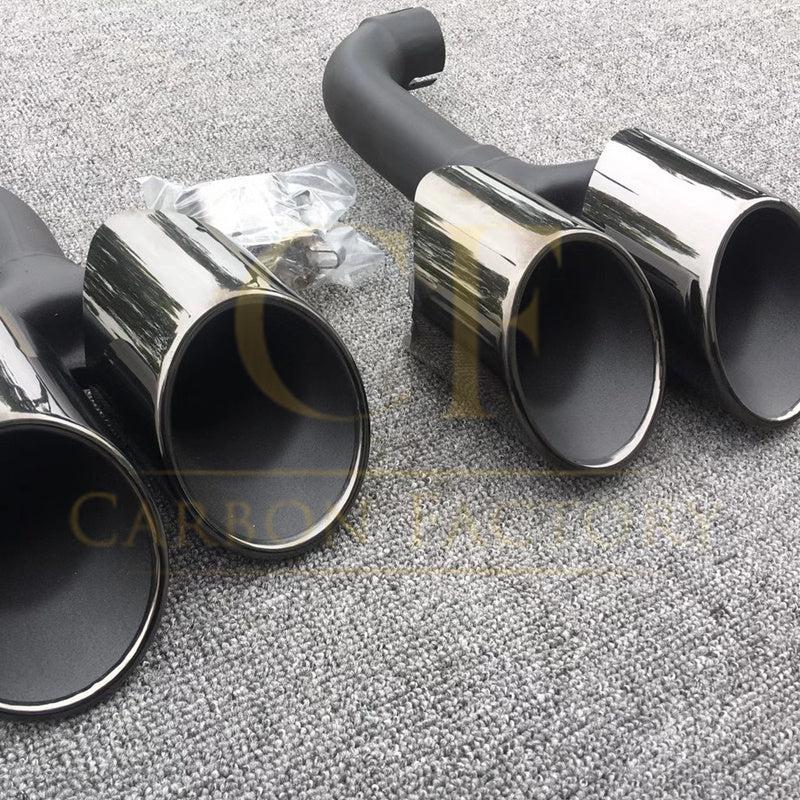 BMW G01 X3 V Style Gloss Black Rear Diffuser + Exhaust Tips 18-21 by Carbon Factory-Carbon Factory