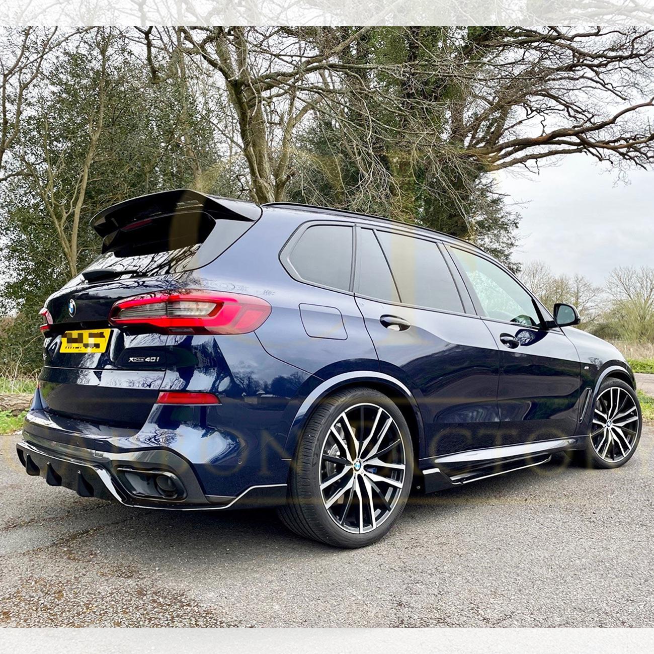 BMW G05 X5 Gloss Black Body Kit Splitter Diffuser Side Skirt Spoiler 19-22 by Carbon Factory-Carbon Factory