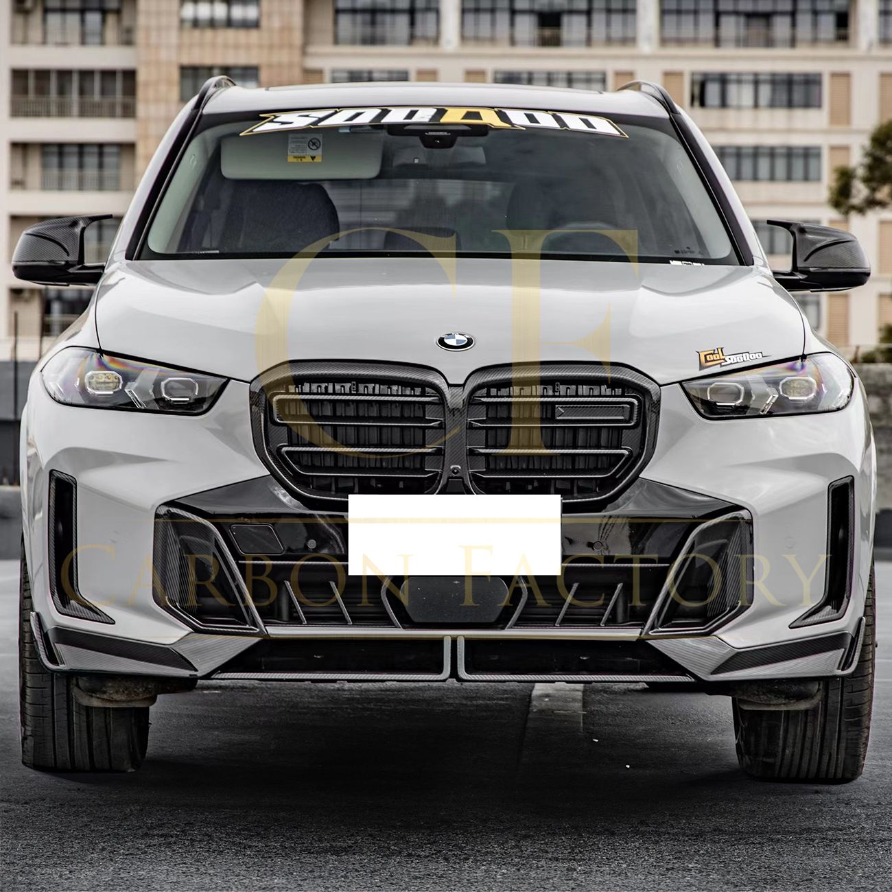 BMW G05 X5 LCI MP Style Pre-preg Carbon Fibre Front Splitter 23-25-Carbon Factory