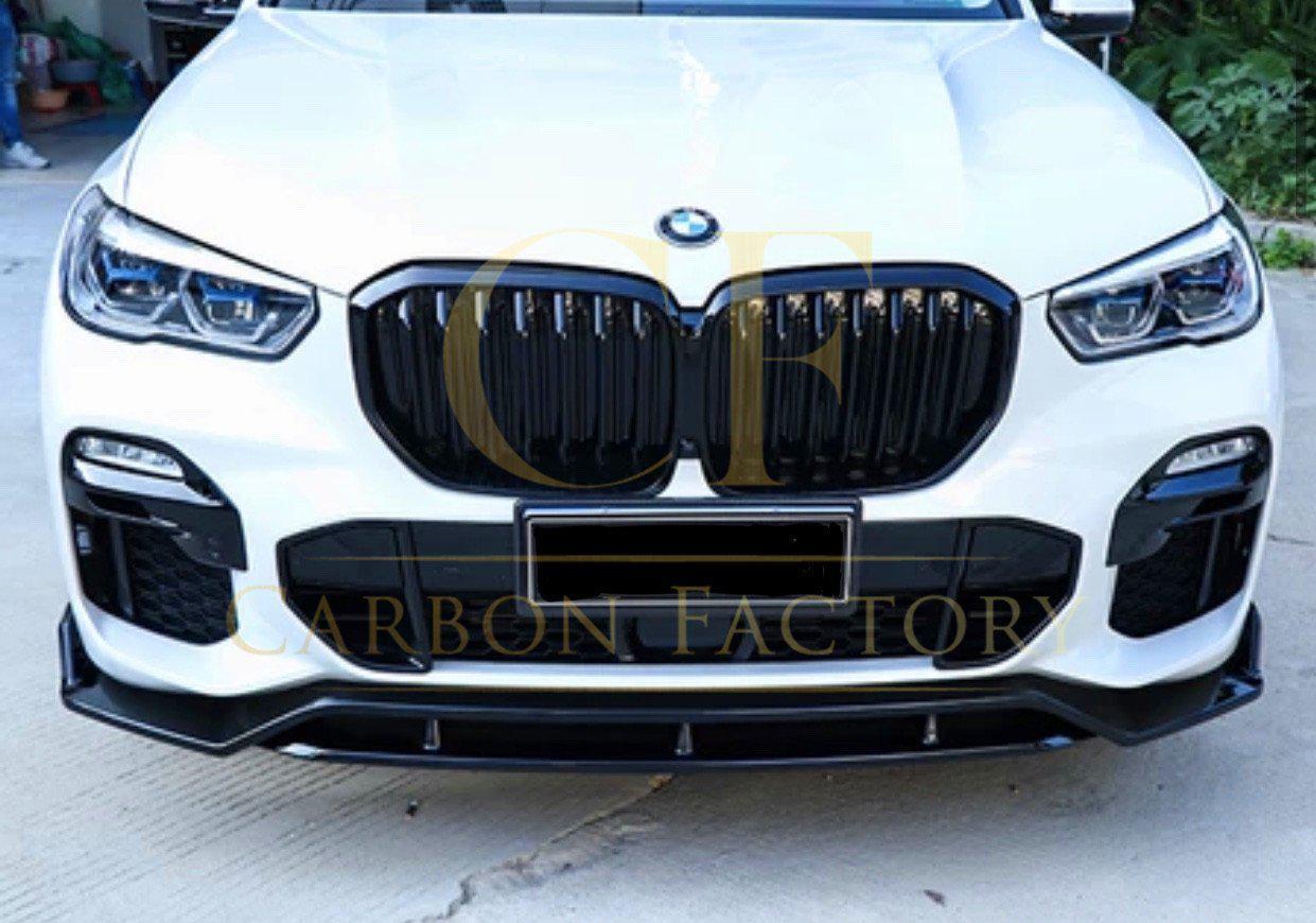 BMW G05 X5 MP Style Gloss Black Front Splitter 19-22-Carbon Factory