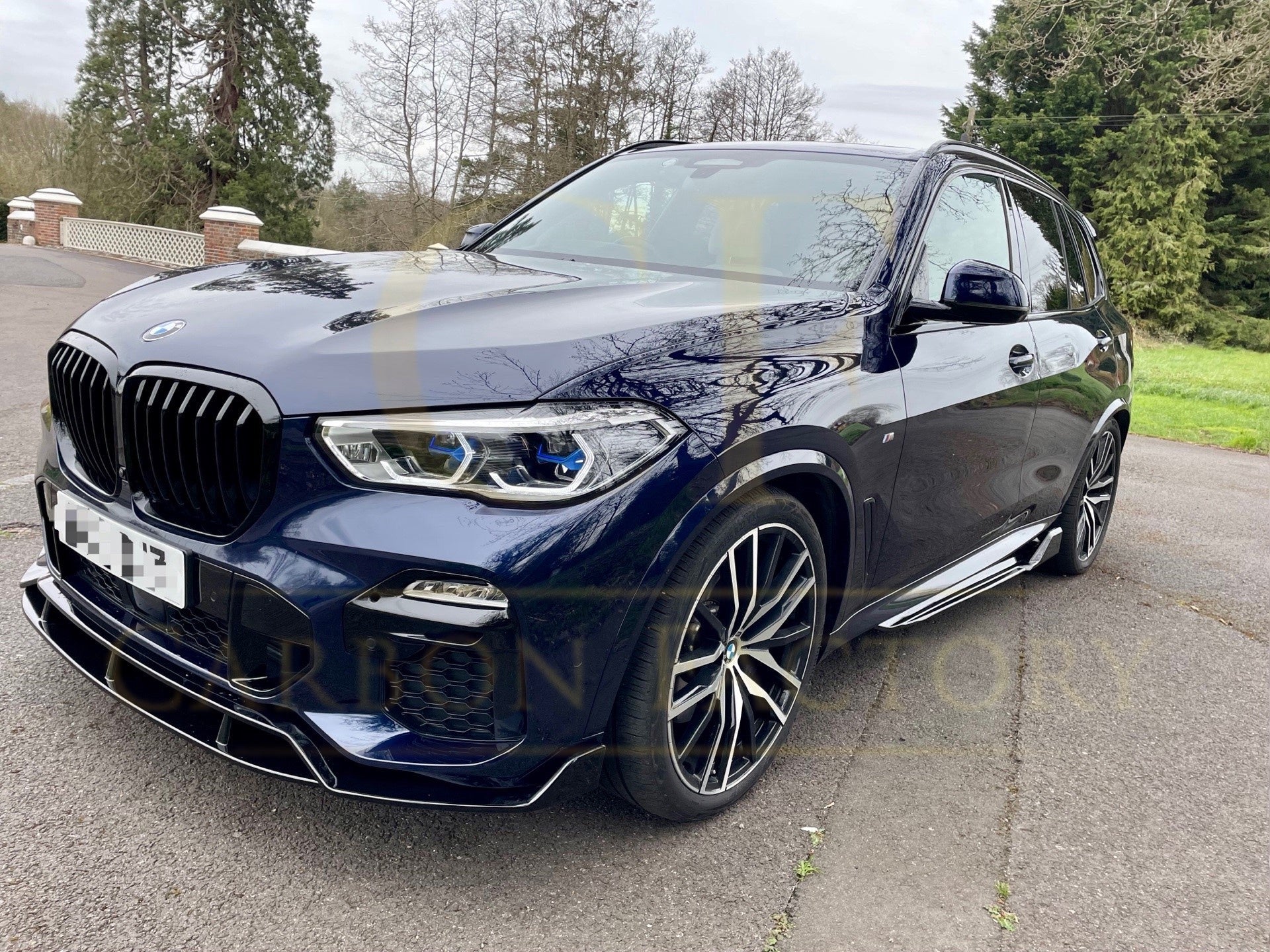 BMW G05 X5 MP Style Gloss Black Front Splitter 19-22-Carbon Factory