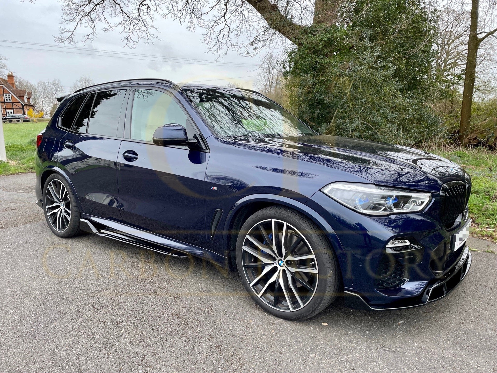 BMW G05 X5 MP Style Gloss Black Front Splitter 19-22-Carbon Factory