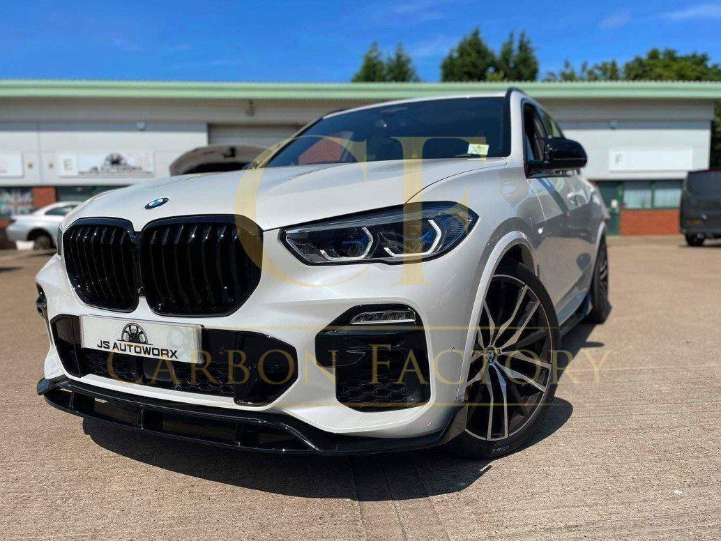 BMW G05 X5 MP Style Gloss Black Front Splitter 19-22 by Carbon Factory-Carbon Factory