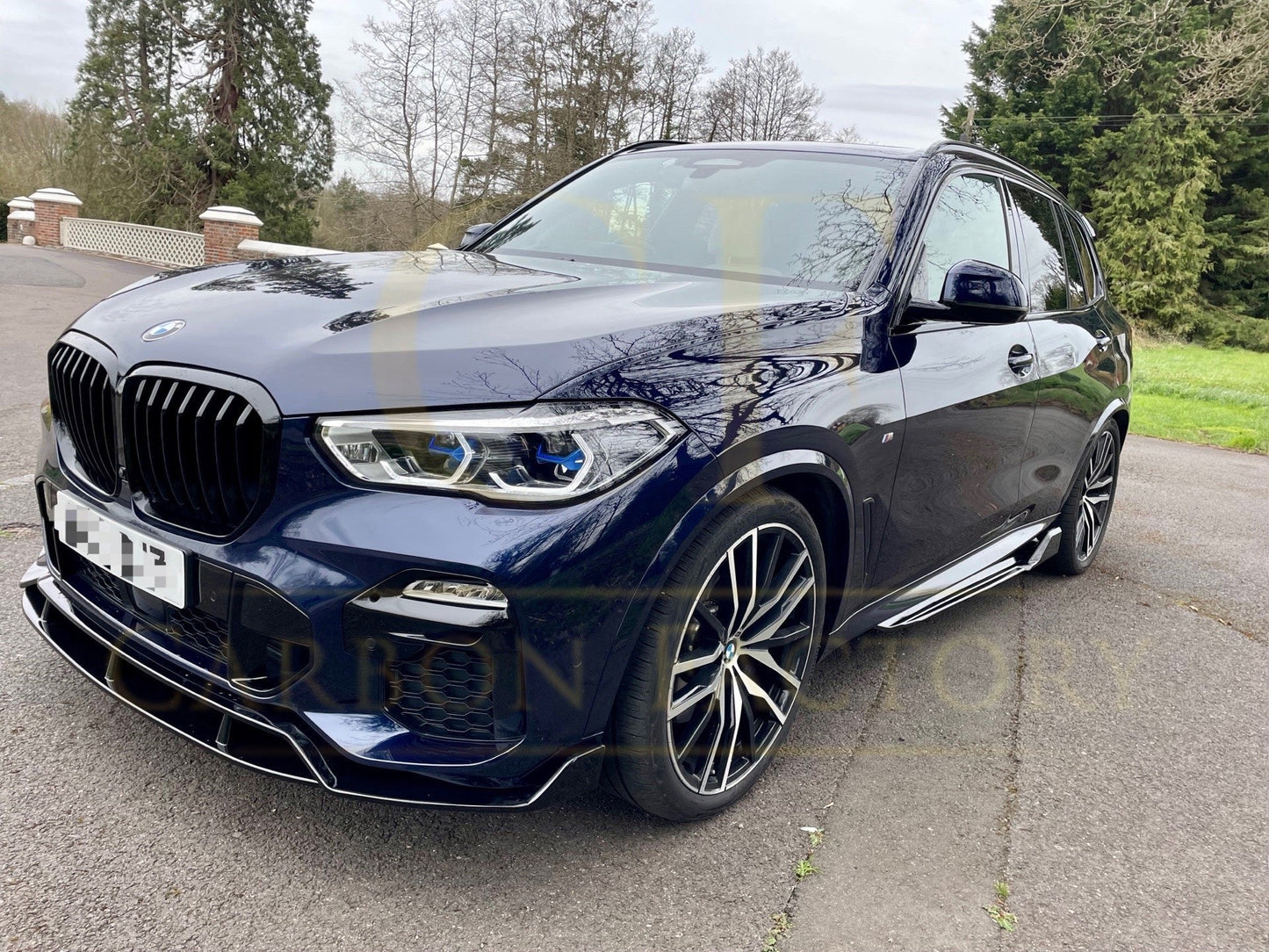 BMW G05 X5 MP Style Gloss Black Front Splitter 19-22 by Carbon Factory-Carbon Factory