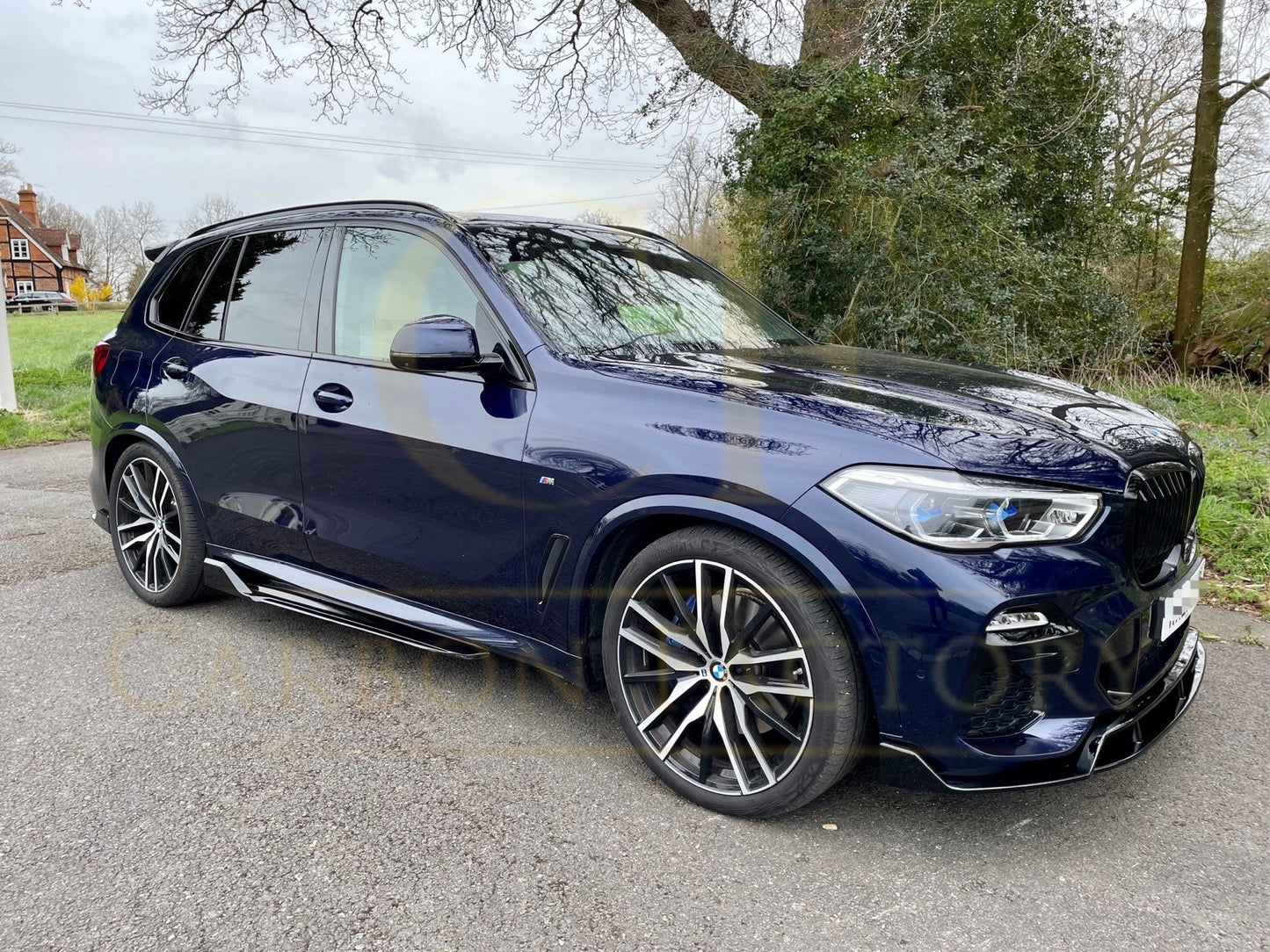 BMW G05 X5 MP Style Gloss Black Front Splitter 19-22 by Carbon Factory-Carbon Factory