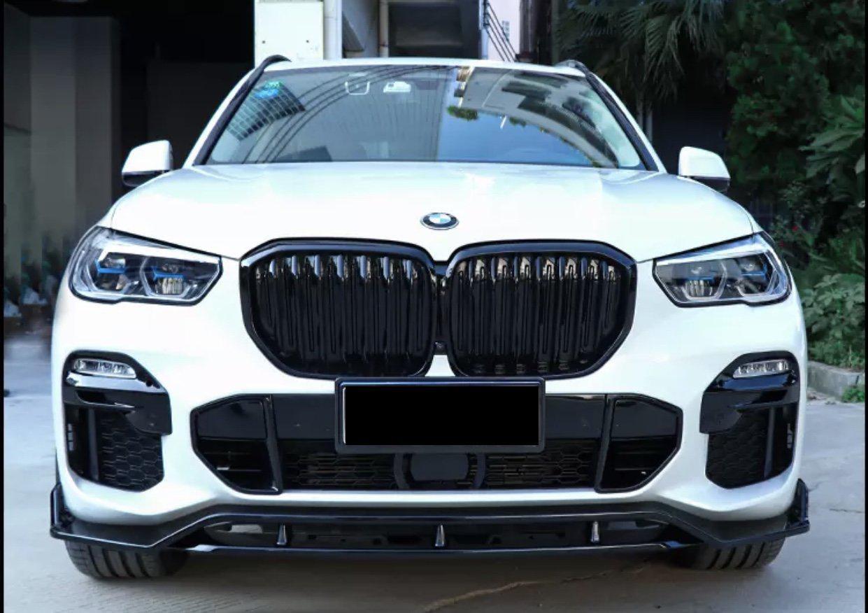 BMW G05 X5 MP Style Gloss Black Front Splitter 19-22-Carbon Factory