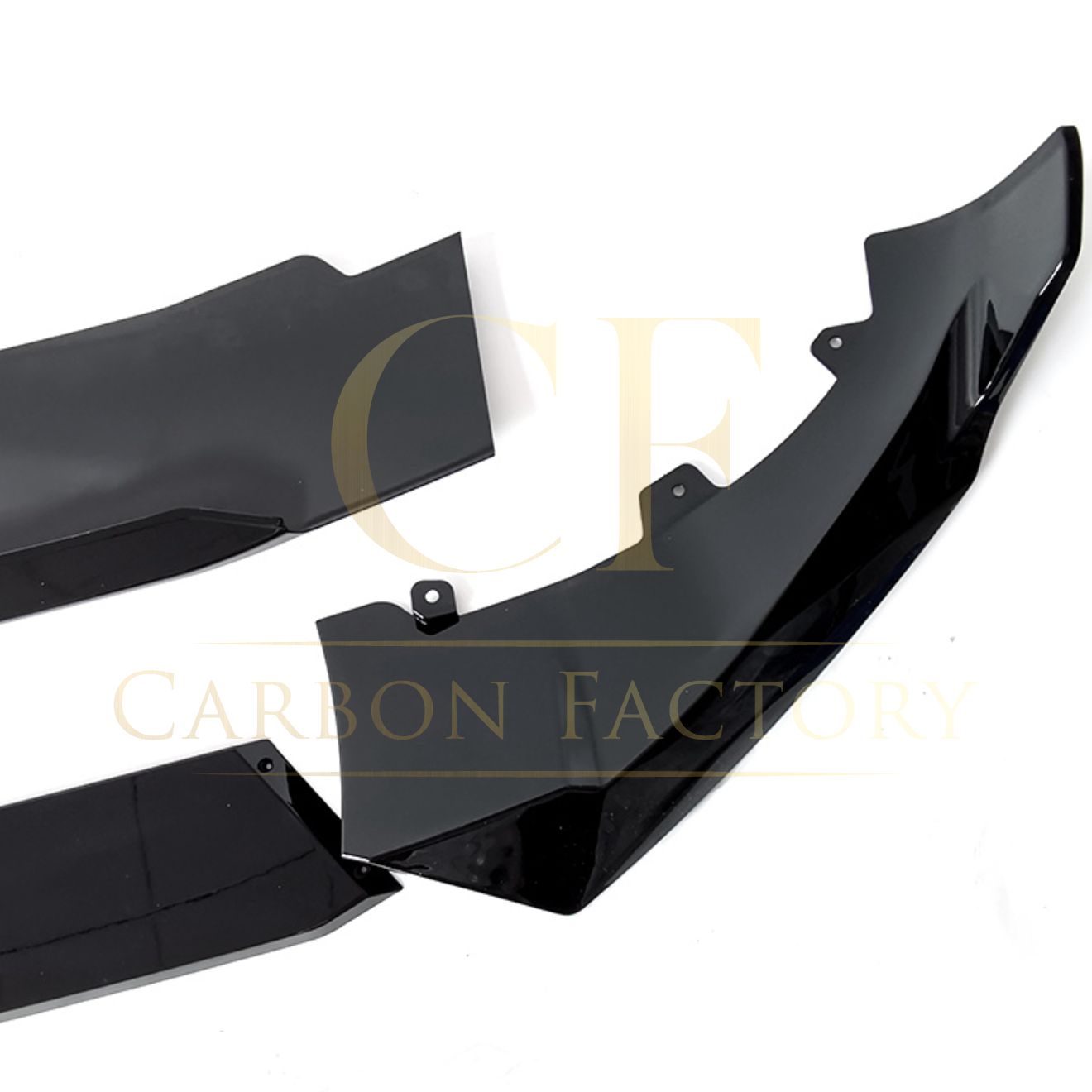 BMW G06 LCI X6 M Performance Style Gloss Black Front Splitter 23-Present-Carbon Factory