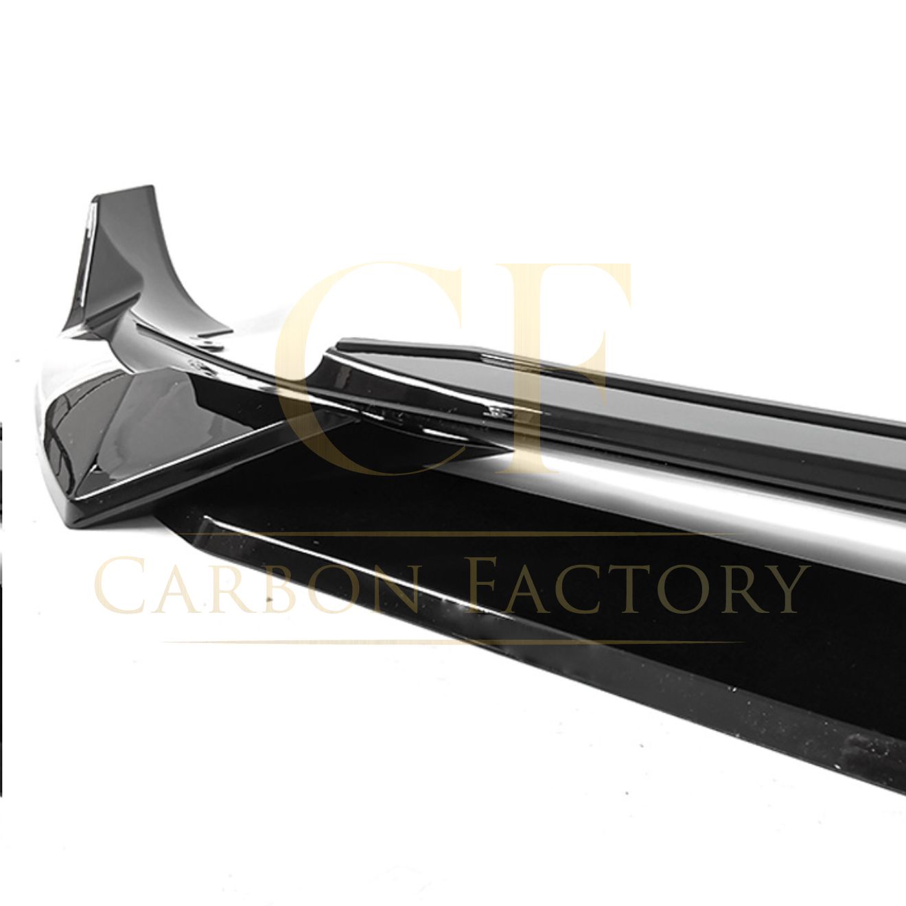 BMW G06 LCI X6 MP Style Gloss Black Front Splitter 23-Present by Carbon Factory-Carbon Factory