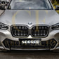 BMW G08 IX3 LCI Double Slat Pre-Preg Carbon Fibre Front Grille 22-25-Carbon Factory