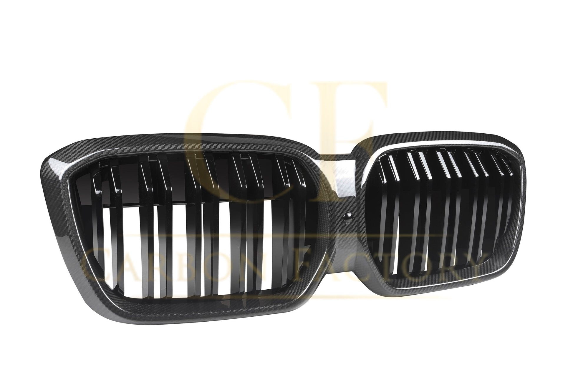 BMW G08 IX3 LCI Double Slat Pre-Preg Carbon Fibre Front Grille 22-25-Carbon Factory