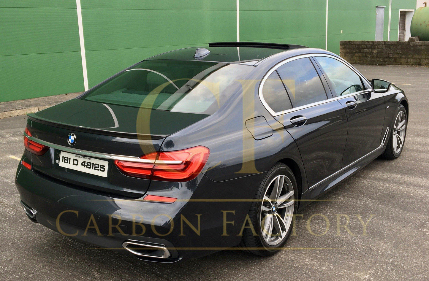 BMW G11 G12 7 Series Carbon Fibre Boot Spoiler AC Style 15-23-Carbon Factory