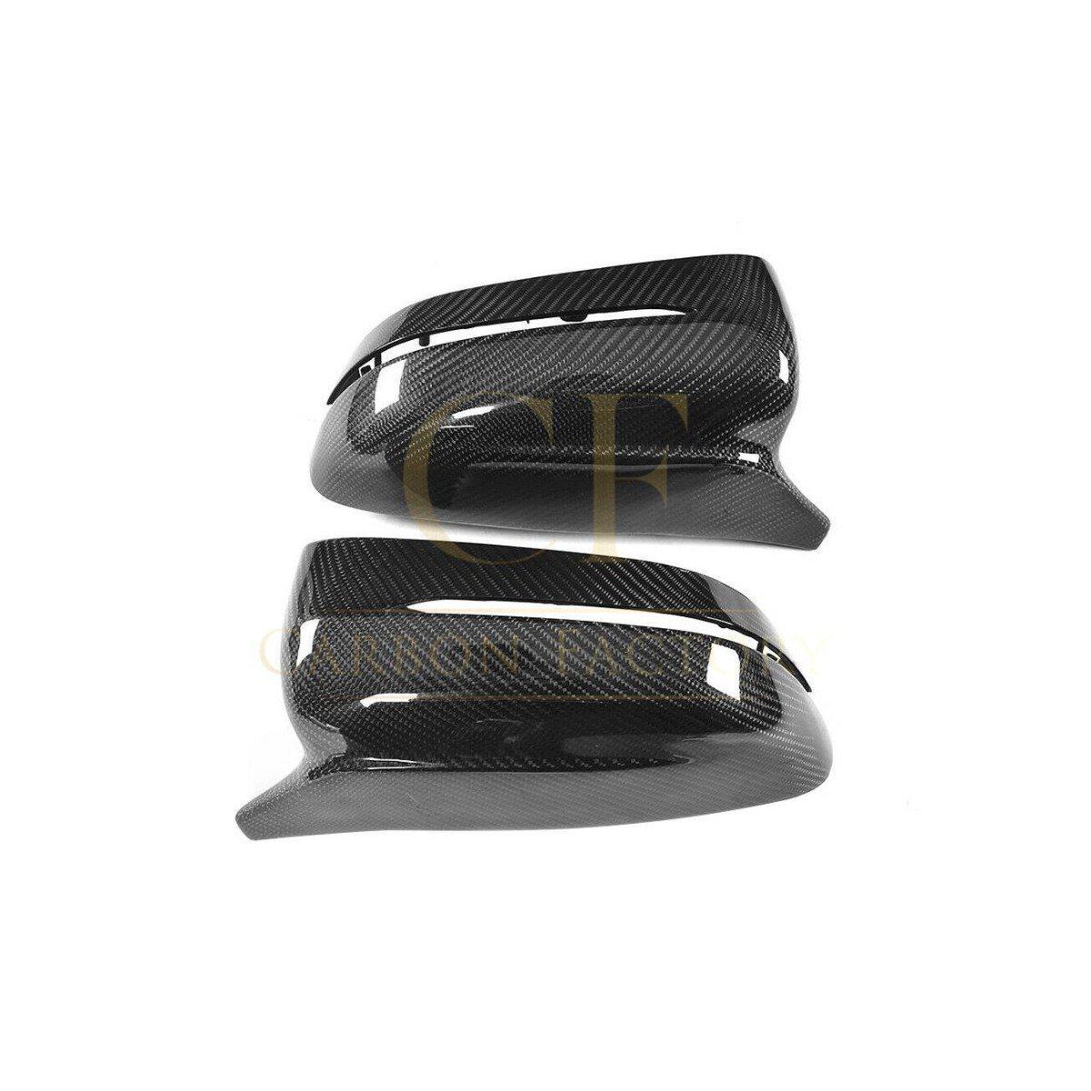 BMW G11 G12 7 Series MP Style Carbon Fibre / Gloss Black Replacement Mirror Covers 15-23-Carbon Factory