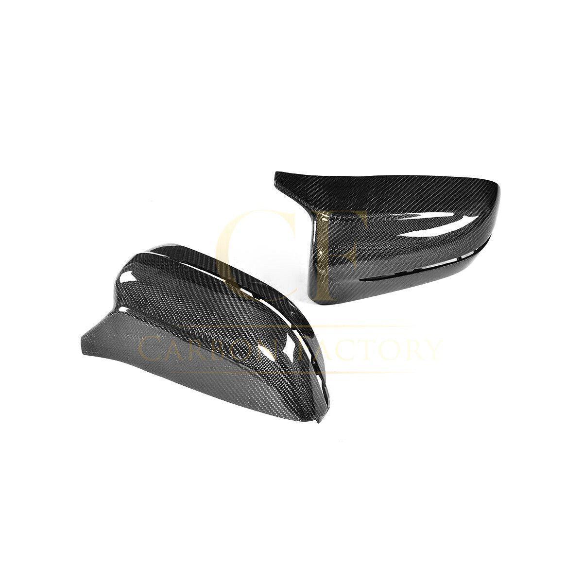 BMW G11 G12 7 Series MP Style Carbon Fibre / Gloss Black Replacement Mirror Covers 15-23-Carbon Factory