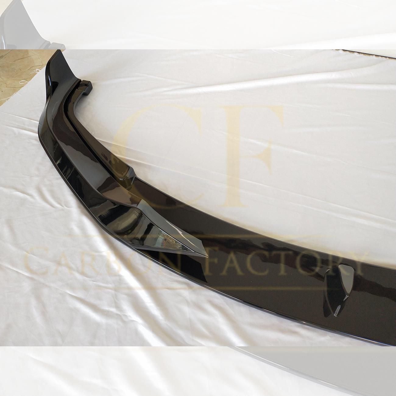 BMW G14 G15 16 8 Series AC Style Gloss Black Front Splitter 19-Present-Carbon Factory