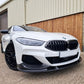 BMW G14 G15 G16 8 Series 3D Style Carbon Fibre Front Splitter 18-Present-Carbon Factory