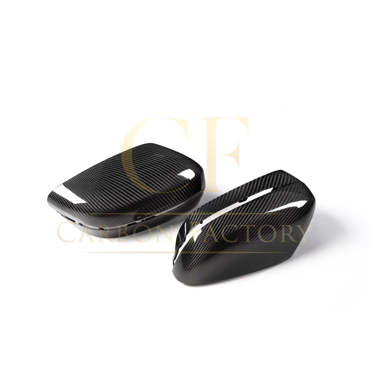 BMW G14 G15 G16 8 Series OEM Style Pre-Preg Carbon Fibre Replacement Mirror Covers 17-23 (LHD) by Carbon Factory-Carbon Factory