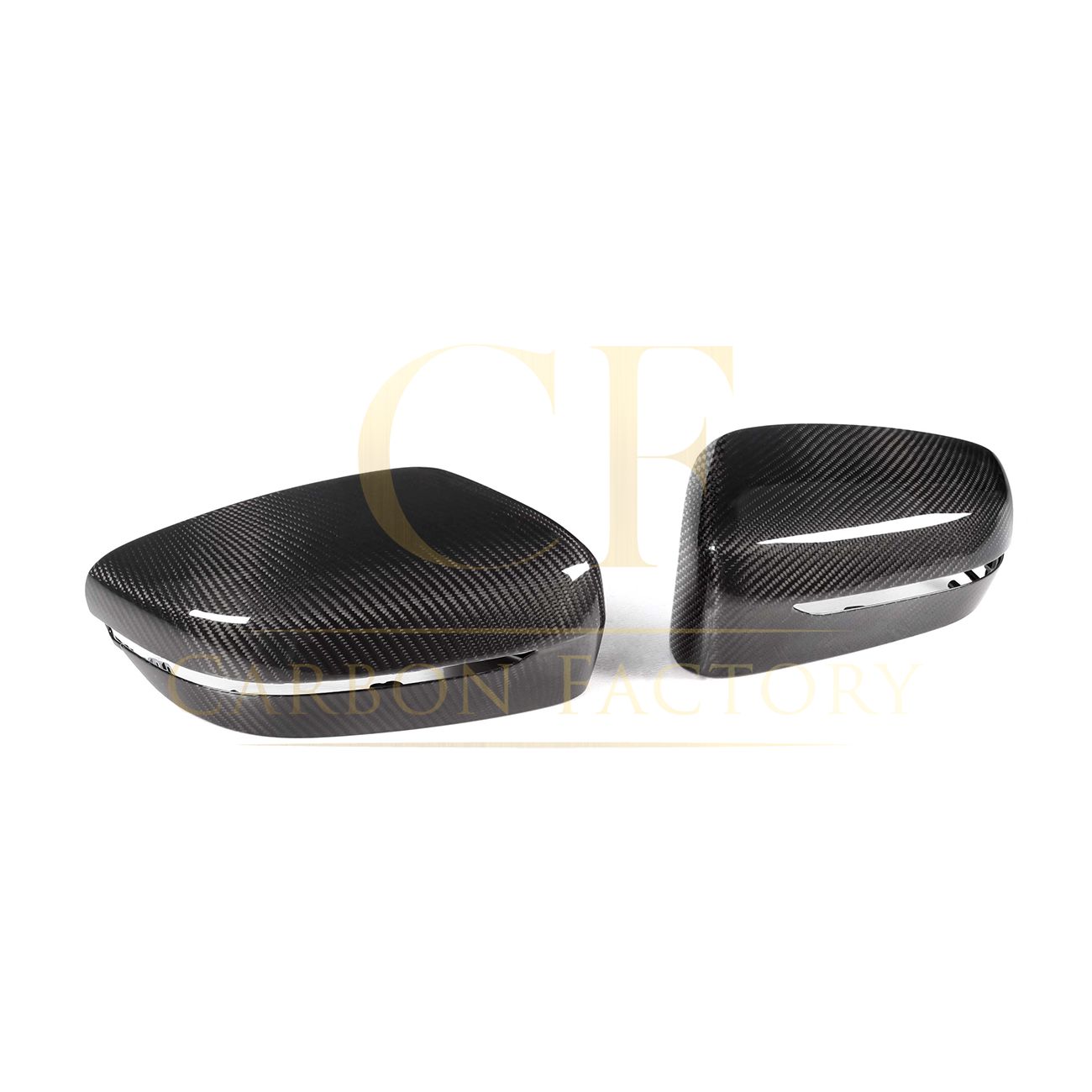 BMW G14 G15 G16 8 Series OEM Style Pre-Preg Carbon Fibre Replacement Mirror Covers 17-23 (LHD) by Carbon Factory-Carbon Factory