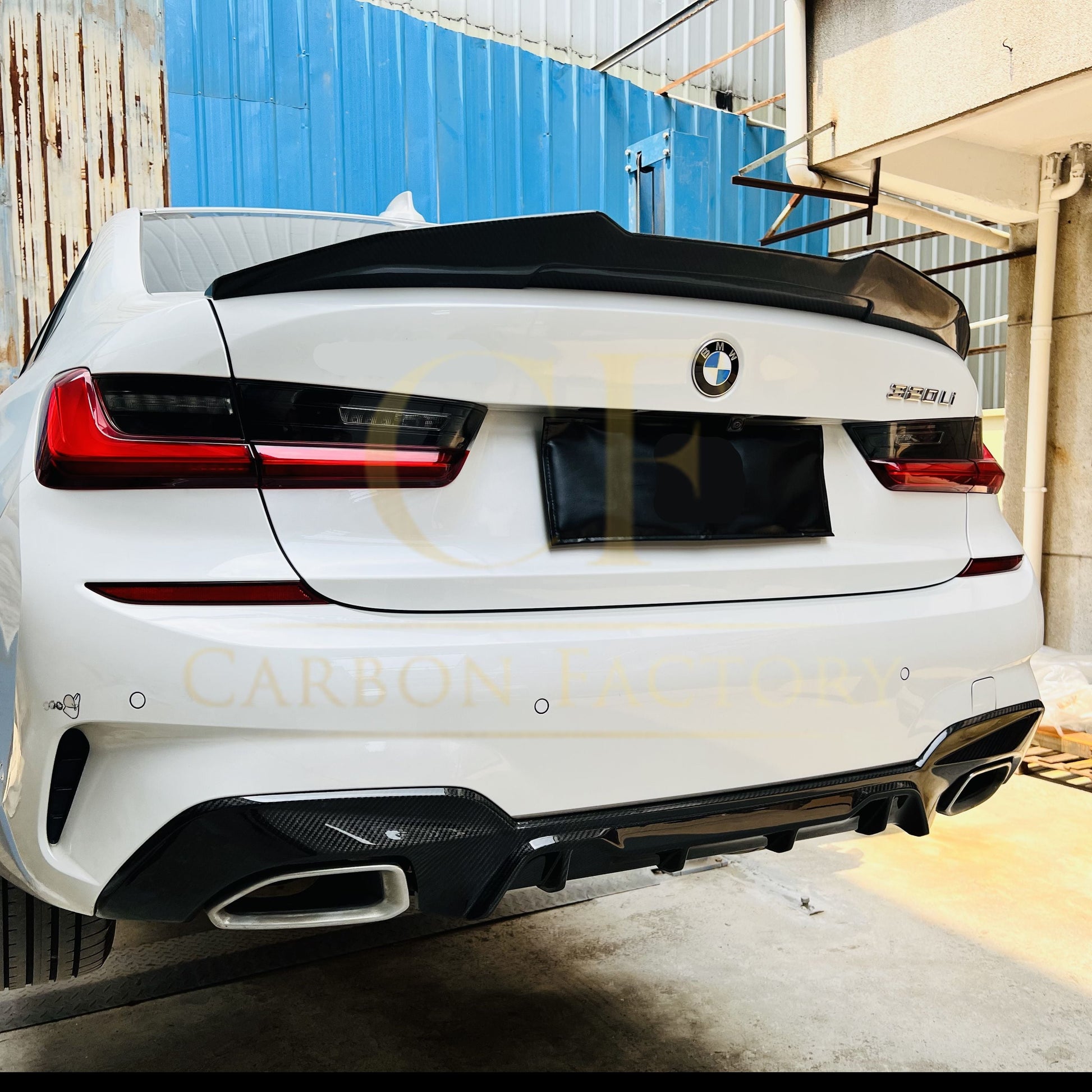 BMW G20 3 Series M Sport MP Style Pre-preg Carbon Fibre Rear Diffuser 19-22 by Carbon Factory-Carbon Factory