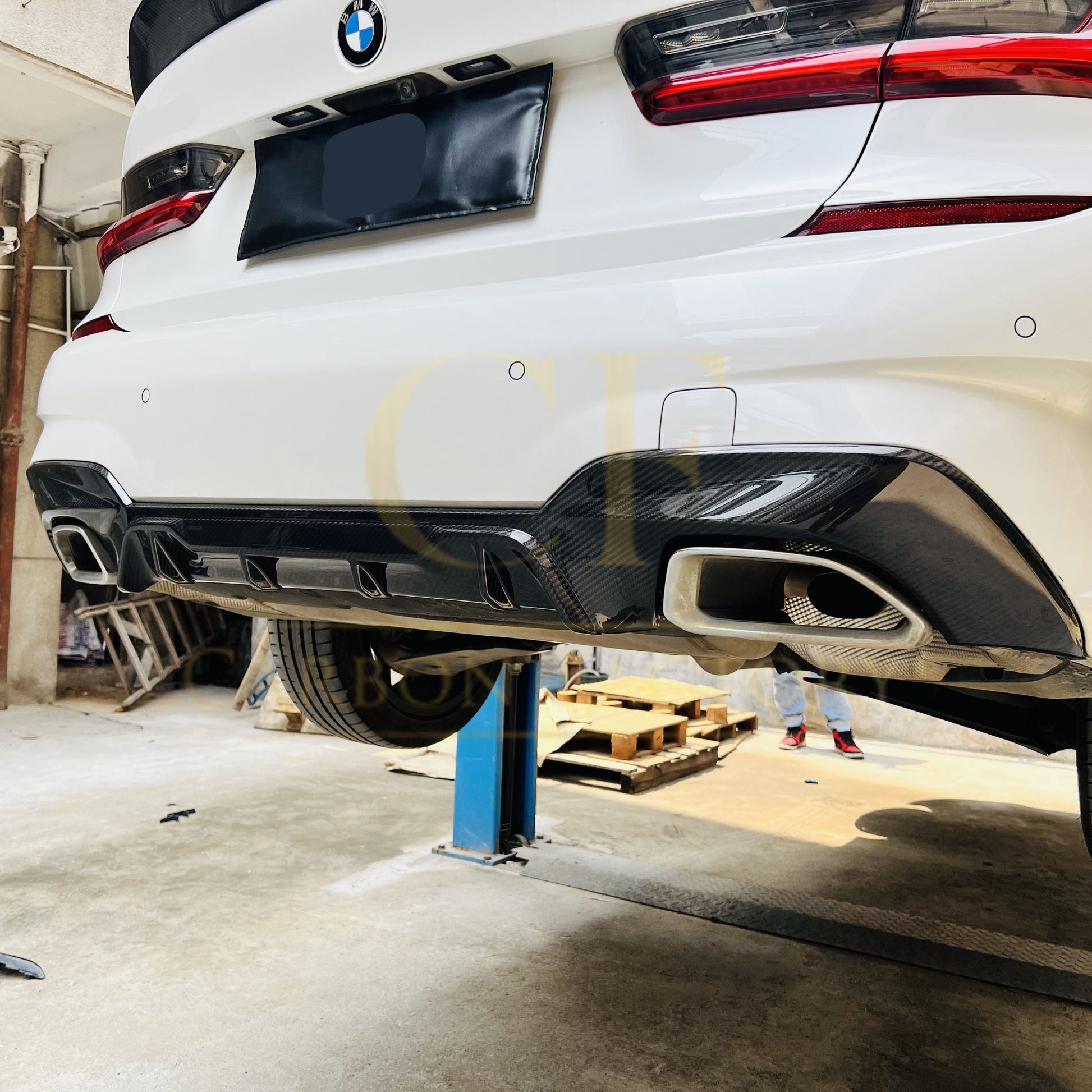 BMW G20 3 Series M Sport MP Style Pre-preg Carbon Fibre Rear Diffuser 19-22 by Carbon Factory-Carbon Factory