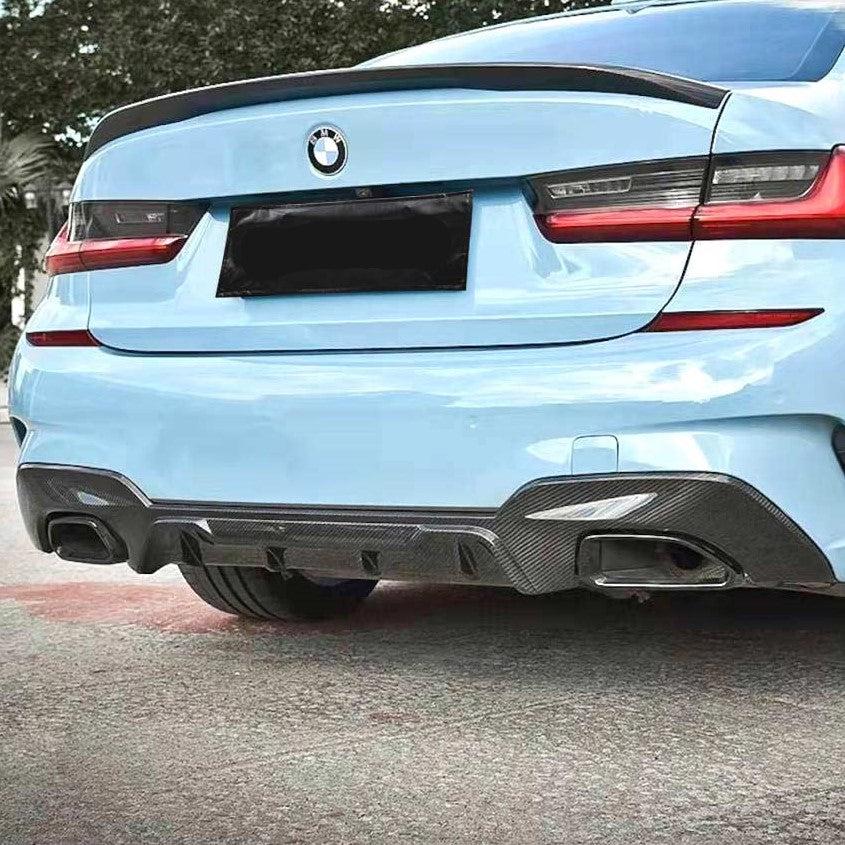 BMW G20 3 Series M Sport MP Style Pre-preg Carbon Fibre Rear Diffuser 19-22 by Carbon Factory-Carbon Factory