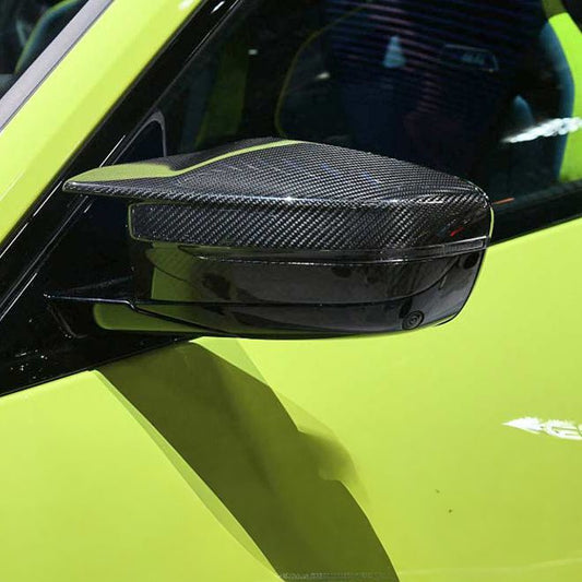 BMW G22 G23 G26 4 Series i4 M Performance Style Pre-Preg Carbon Fibre Replacement Mirror Covers 20-24-Carbon Factory