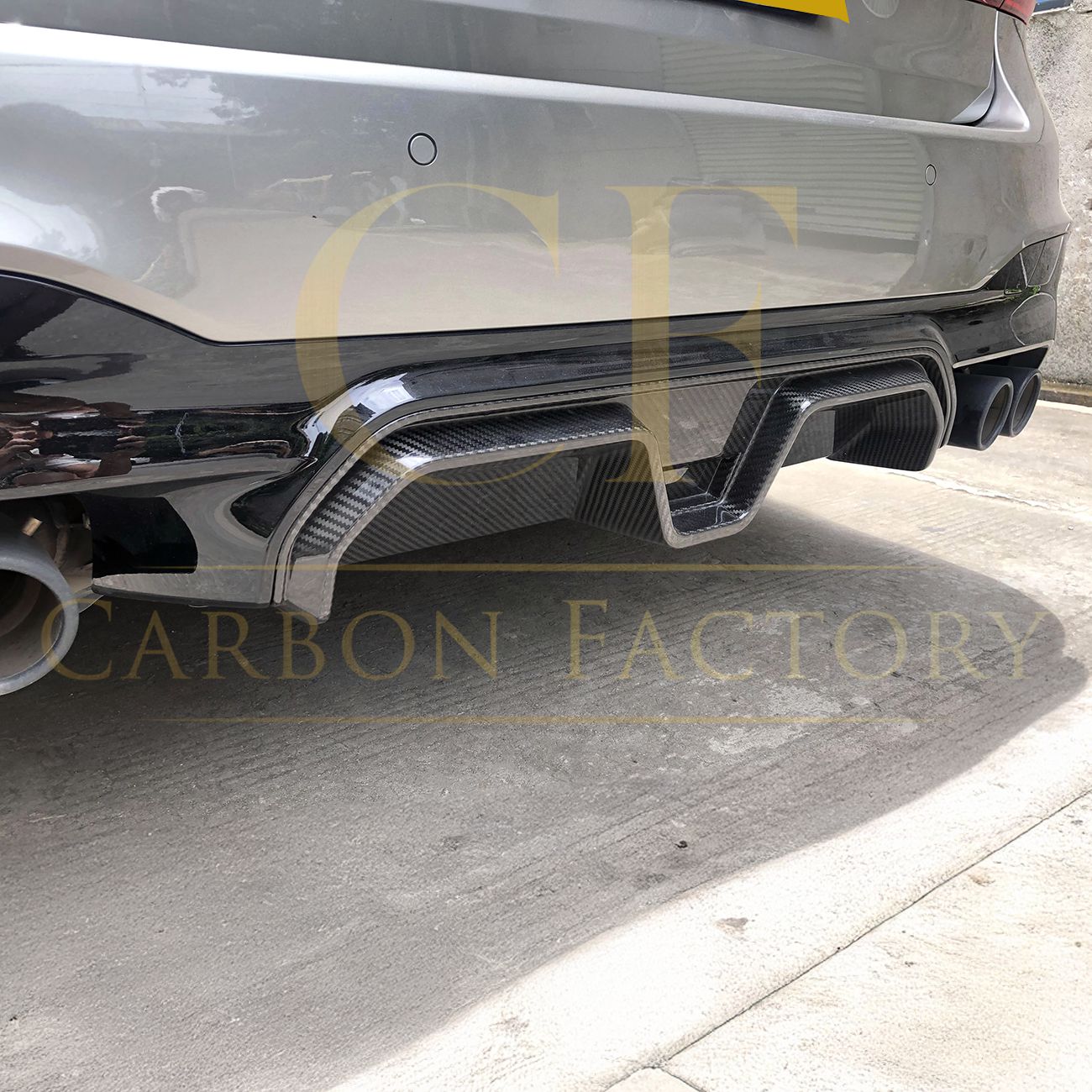 BMW G30 5 Series CS Style Pre-Preg Carbon Fibre Rear Diffiser 17-23 by Carbon Factory-Carbon Factory