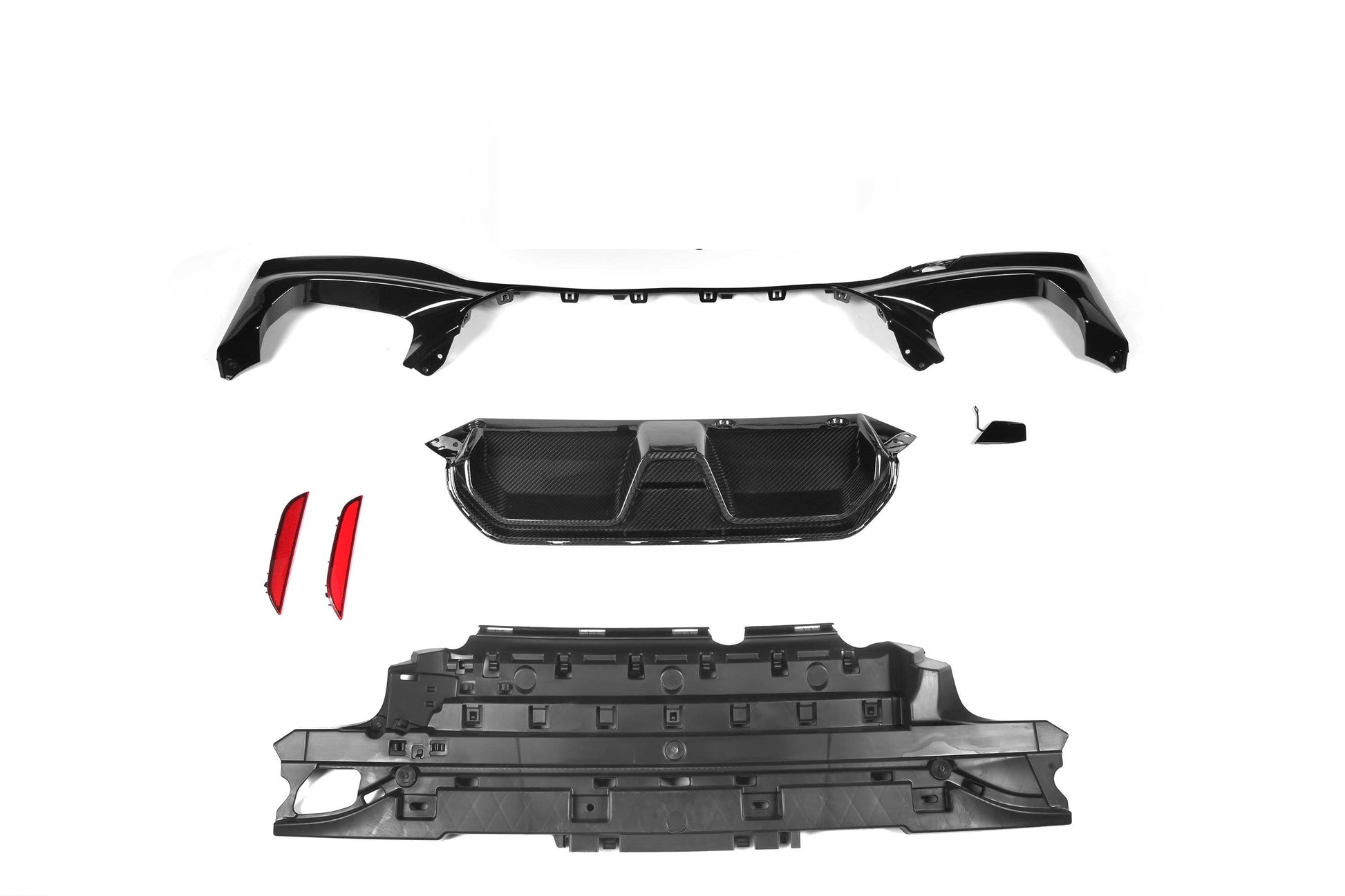 BMW G30 5 Series CS Style Pre-Preg Carbon Fibre Rear Diffiser 17-23 by Carbon Factory-Carbon Factory