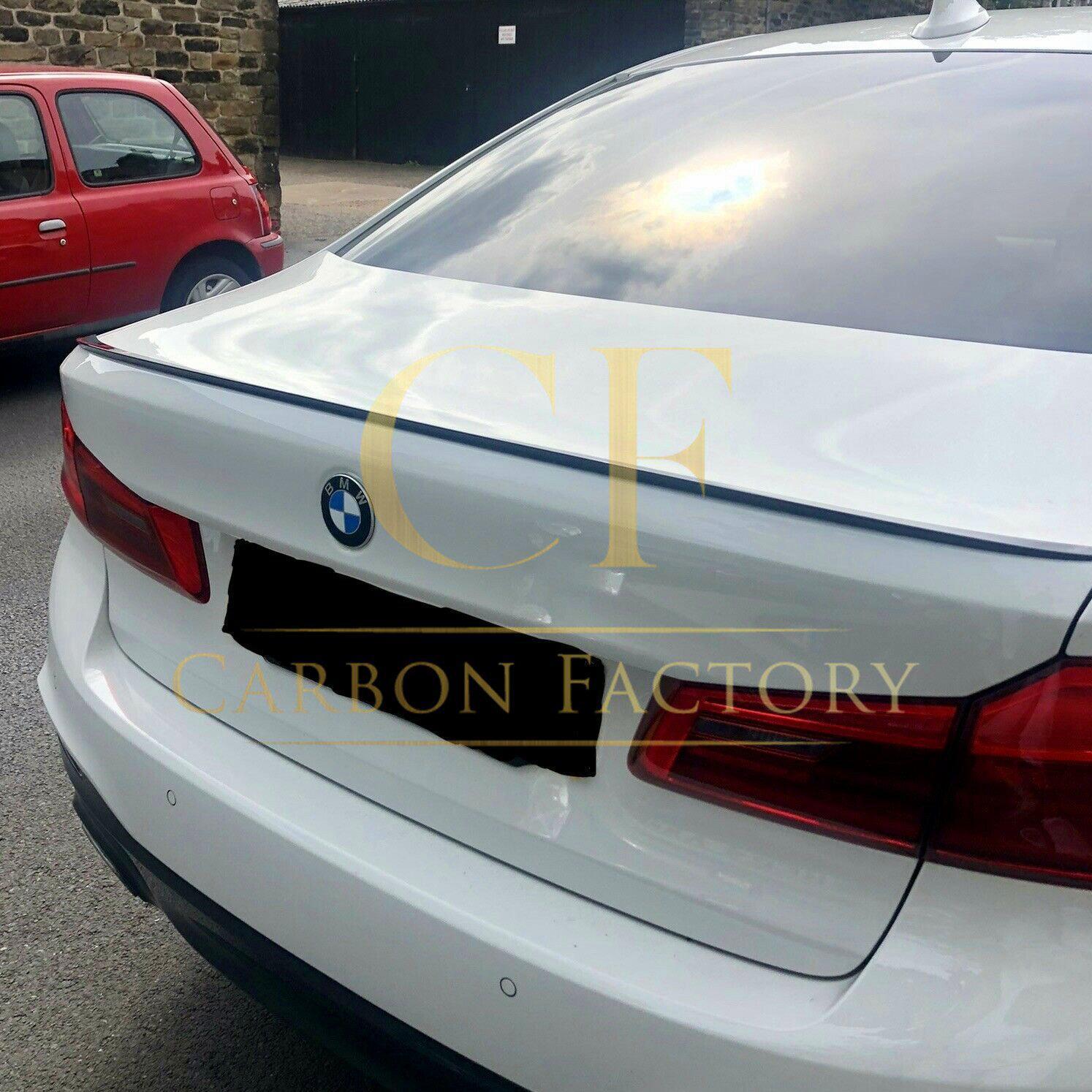 BMW G30 5 Series inc F90 M5 M Style Gloss Black Boot Spoiler 17-Present by Carbon Factory-Carbon Factory