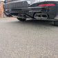 BMW G30 G31 5 Series M Sport 540 550 Gloss Black Rear Diffuser 17-24-Carbon Factory