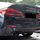 BMW G30 G31 5 Series M Sport Carbon Fibre Rear Diffuser MP Style 17-23-Carbon Factory