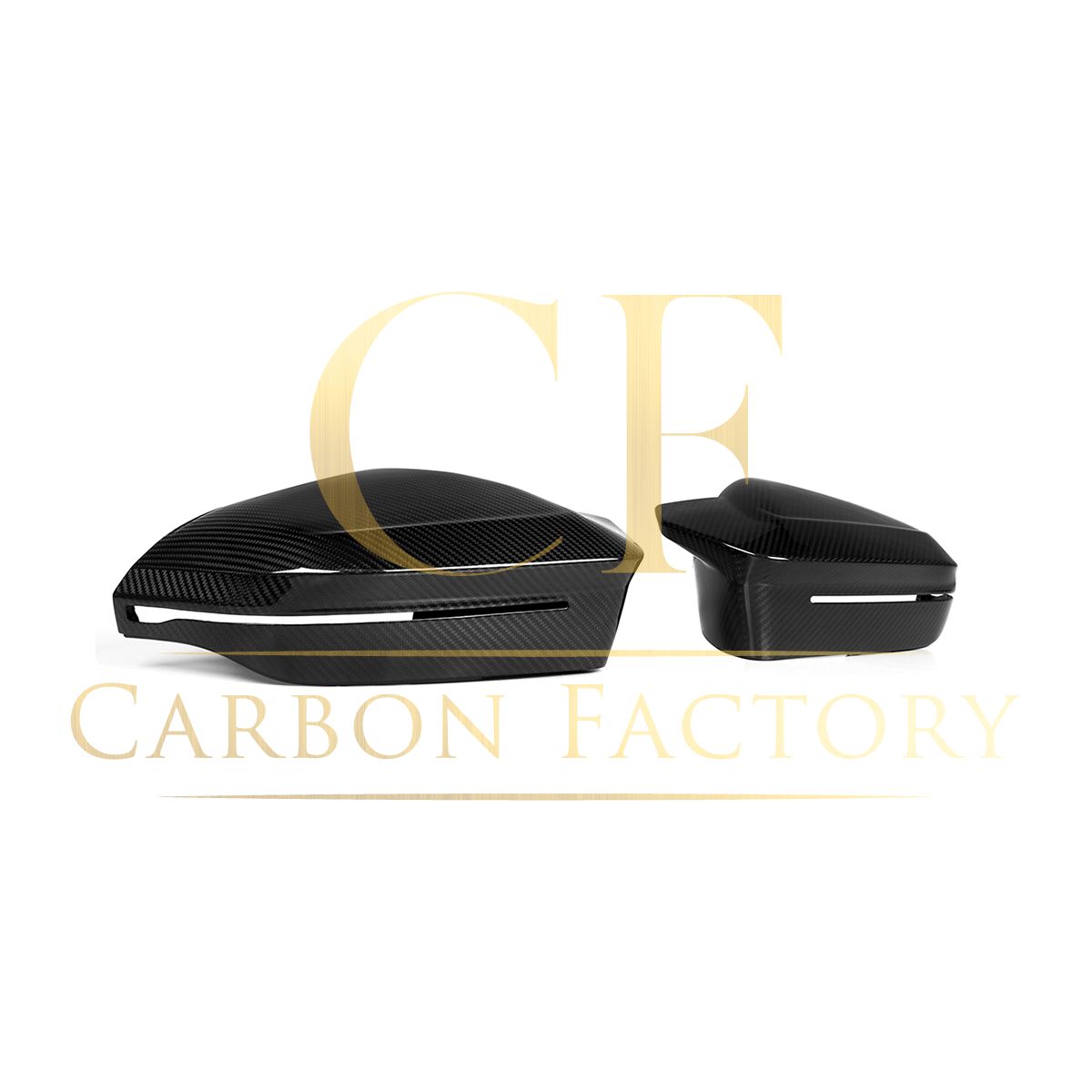 BMW G60 5 Series M5 Style Pre-Preg Carbon Fibre Mirror Covers 23-Present (LHD only) by Carbon Factory-Carbon Factory