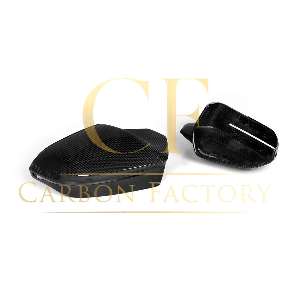 BMW G60 5 Series M5 Style Pre-Preg Carbon Fibre Mirror Covers 23-Present (LHD only) by Carbon Factory-Carbon Factory