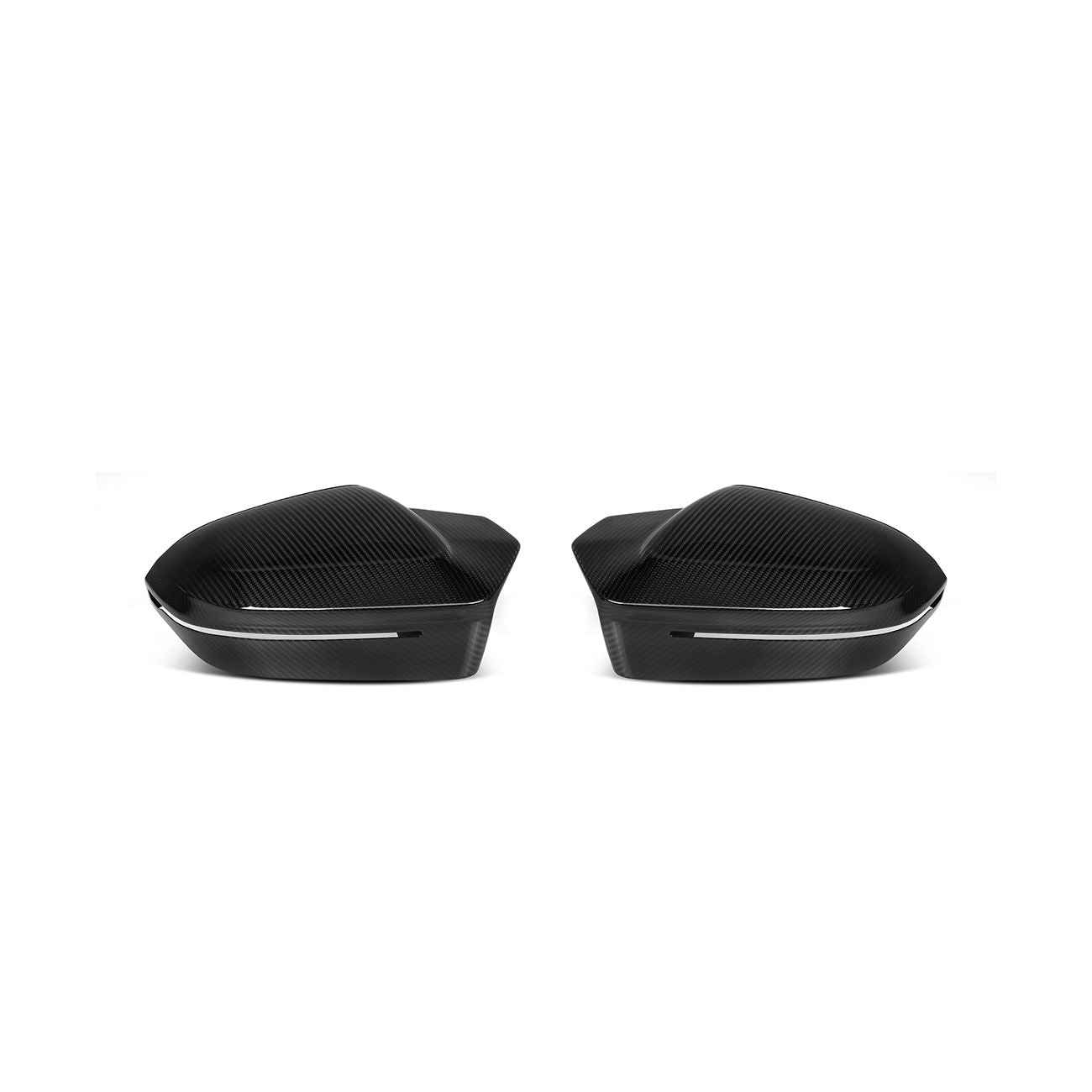 BMW G60 5 Series M5 Style Pre-Preg Carbon Fibre Mirror Covers 23-Present (LHD only) by Carbon Factory-Carbon Factory