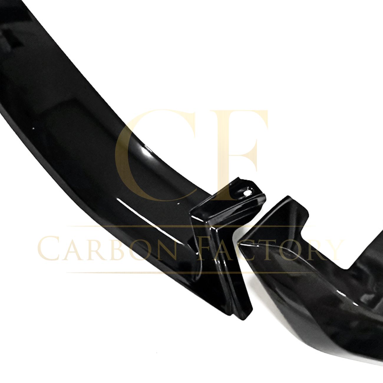 BMW G60 5 Series MP Style 4 pieces Gloss Black Front Splitter 24-Present by Carbon Factory-Carbon Factory