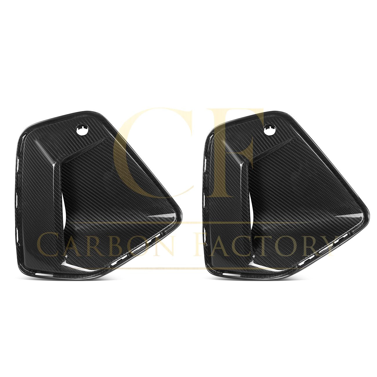 BMW G60 5 Series OEM Style Pre-Preg Carbon Fibre Front Side Vent Trims 24-Present-Carbon Factory