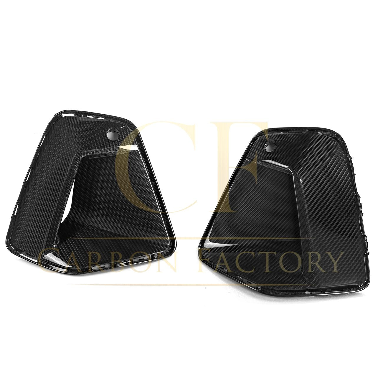 BMW G60 5 Series OEM Style Pre-Preg Carbon Fibre Front Side Vent Trims 24-Present-Carbon Factory