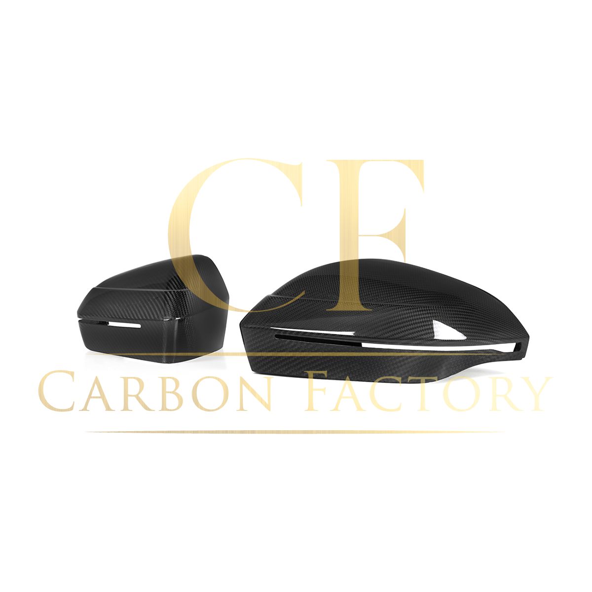 BMW G60 5 Series OEM Style Pre-Preg Carbon Fibre Mirror Covers 23-Present (LHD only)-Carbon Factory