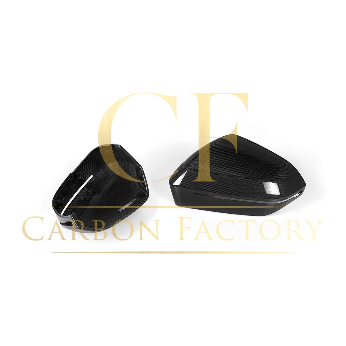 BMW G60 5 Series OEM Style Pre-Preg Carbon Fibre Mirror Covers 23-Present (LHD only)-Carbon Factory