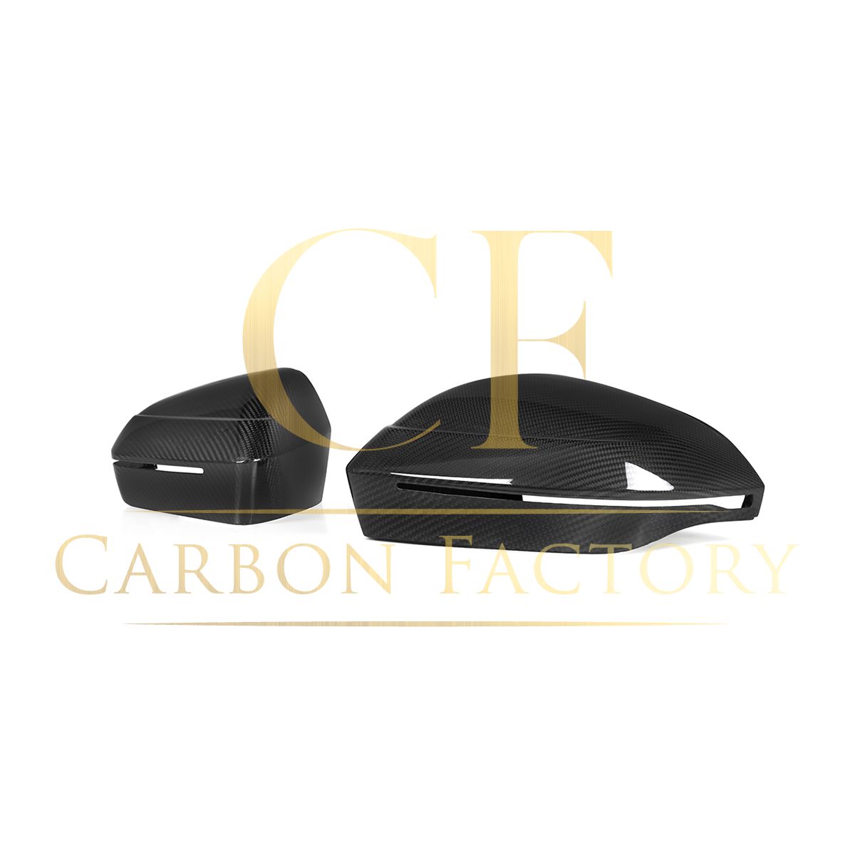 BMW G60 5 Series OEM Style Pre-Preg Carbon Fibre Mirror Covers 23-Present (LHD only) by Carbon Factory-Carbon Factory