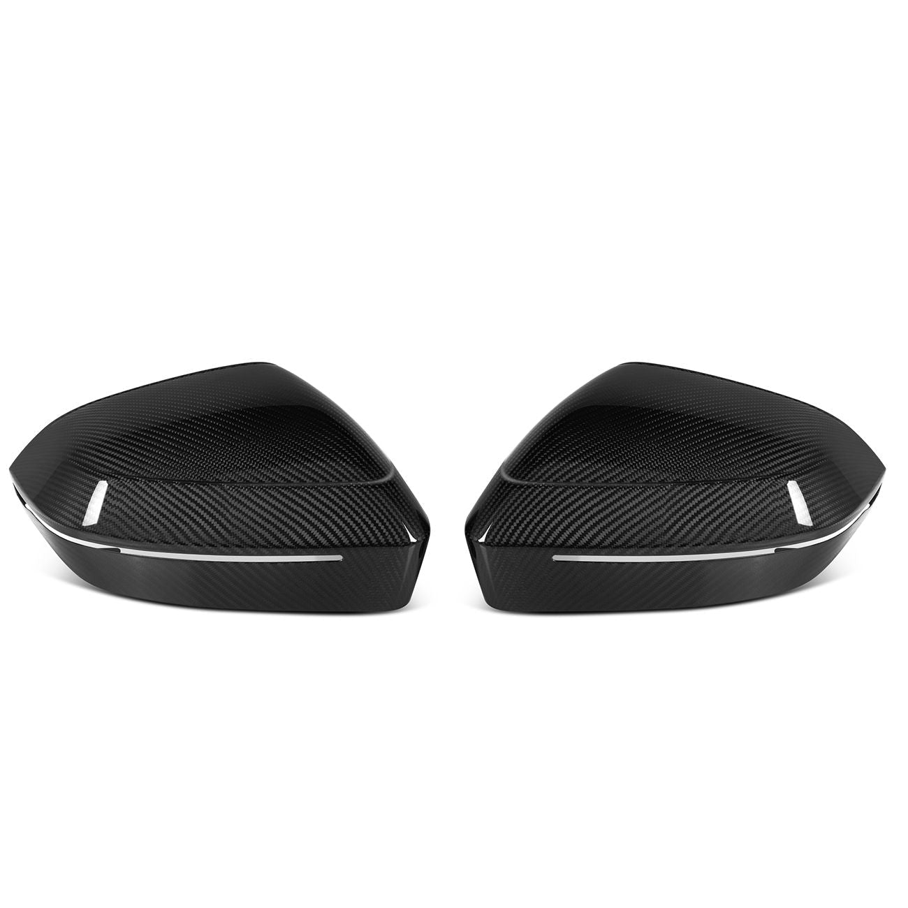 BMW G60 5 Series OEM Style Pre-Preg Carbon Fibre Mirror Covers 23-Present (LHD only) by Carbon Factory-Carbon Factory