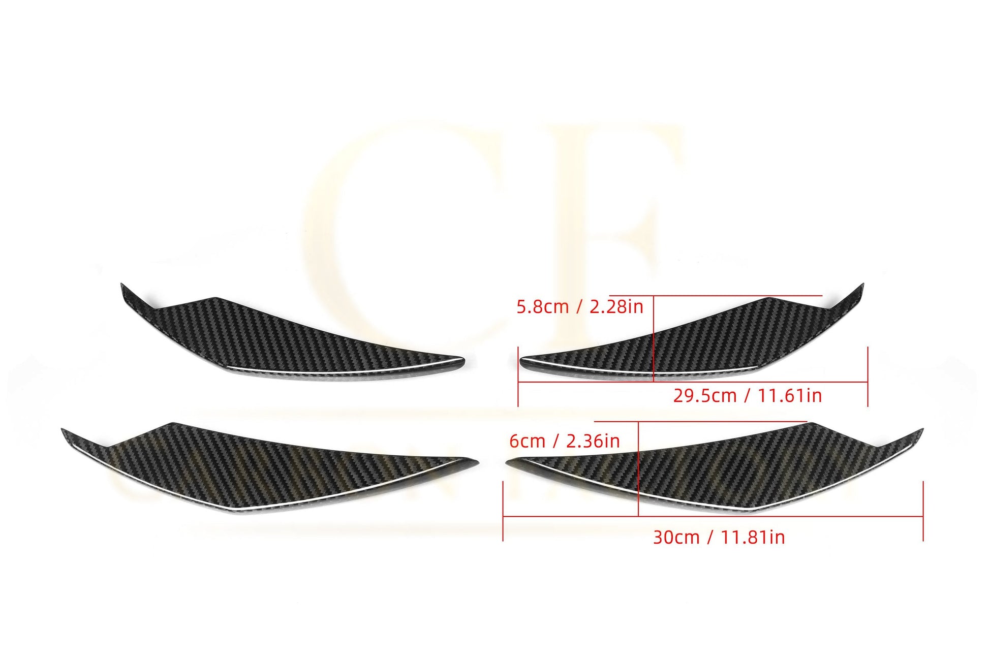 BMW G80 M3 G82 G83 M4 AC Style Pre-Preg Carbon Fibre Front Canards 21-Present-Carbon Factory