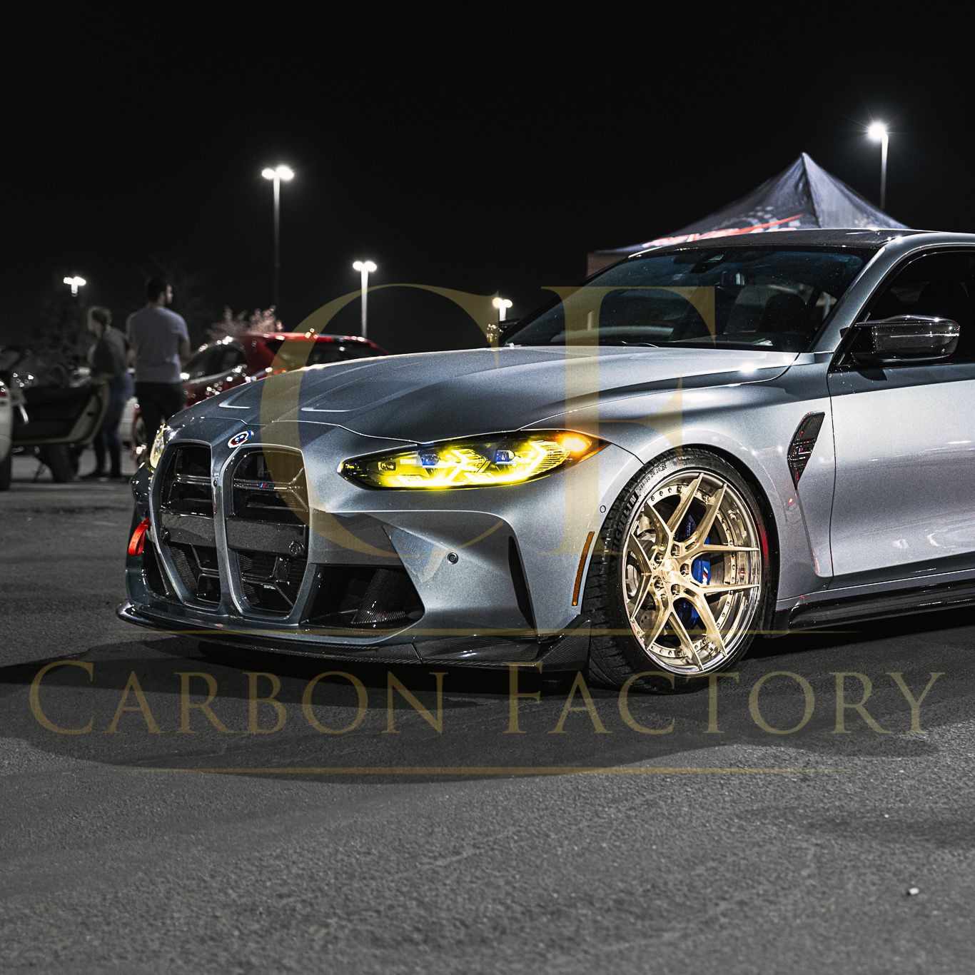 BMW G80 M3 G82 G83 M4 CS Style Pre-Preg Carbon Fibre Front Splitter 21-Present by Carbon Factory-Carbon Factory