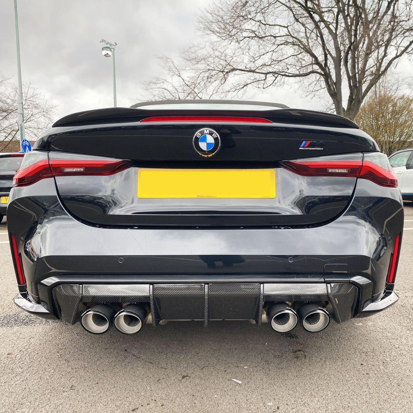 BMW G80 M3 G82 G83 M4 M Performance Style Pre-Preg Carbon Fibre Rear Diffuser 21-Present-Carbon Factory