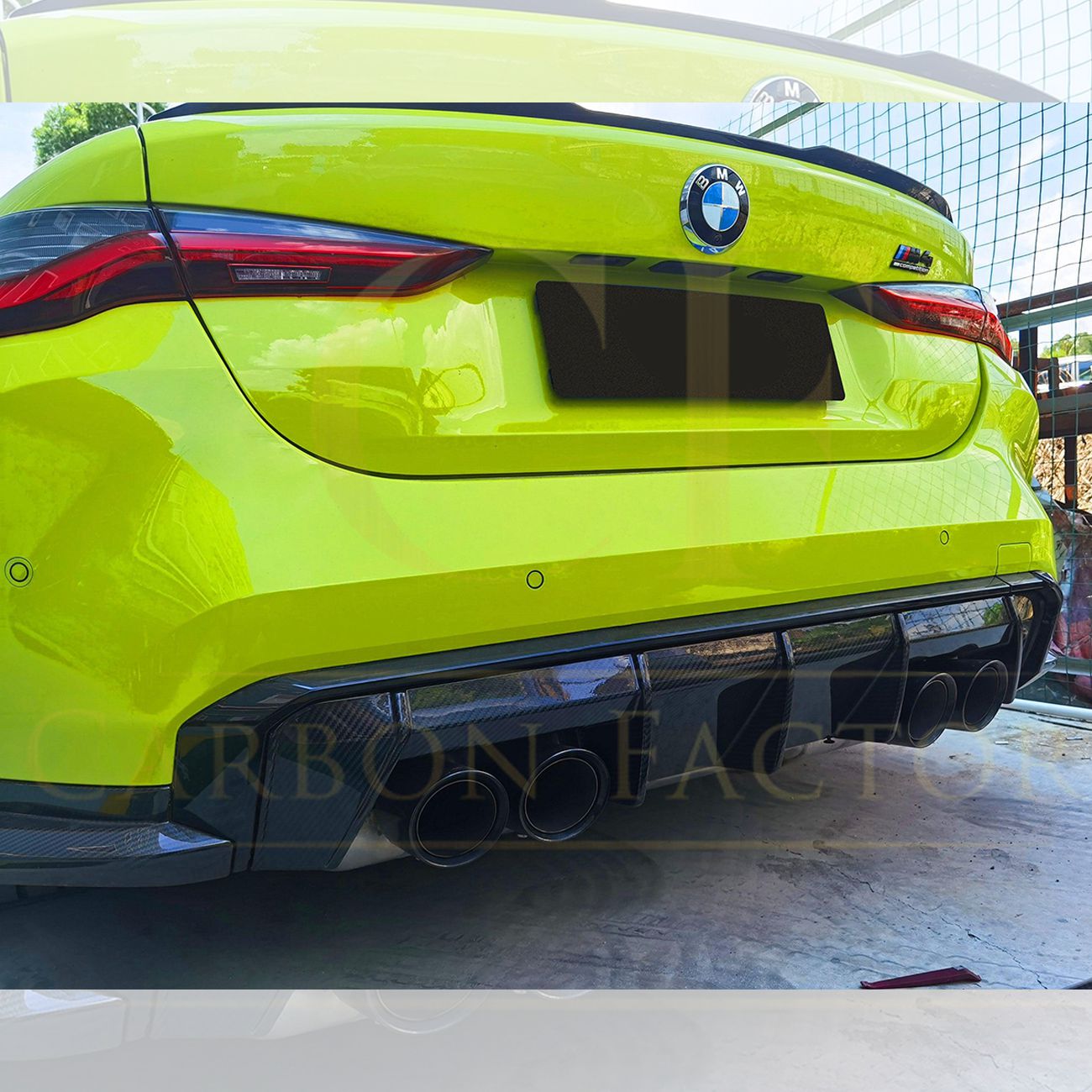 BMW G80 M3 G82 G83 M4 M Performance Style Pre-Preg Carbon Fibre Rear Diffuser 21-Present-Carbon Factory