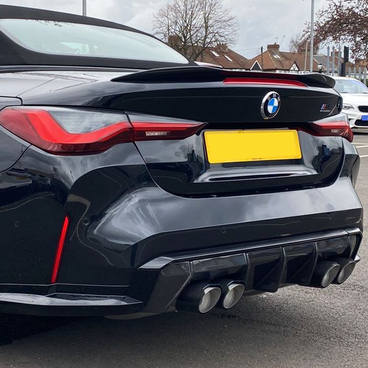 BMW G80 M3 G82 G83 M4 M Performance Style Pre-Preg Carbon Fibre Rear Diffuser 21-Present-Carbon Factory