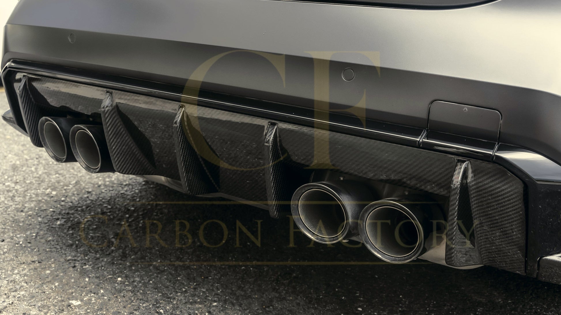 BMW G80 M3 G82 G83 M4 OEM Style Pre-Preg Carbon Fibre Rear Diffuser 21-Present-Carbon Factory