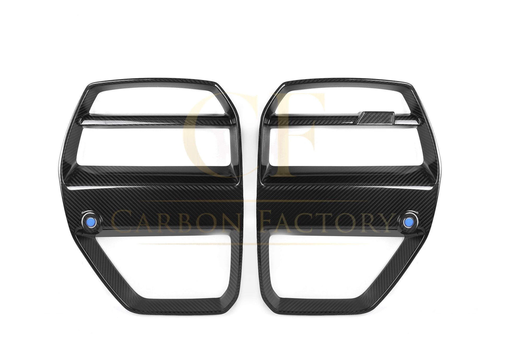 BMW G80 M3 G82 G83 M4 V Style Pre-Preg Carbon Fibre Front Grille 21-Present-Carbon Factory