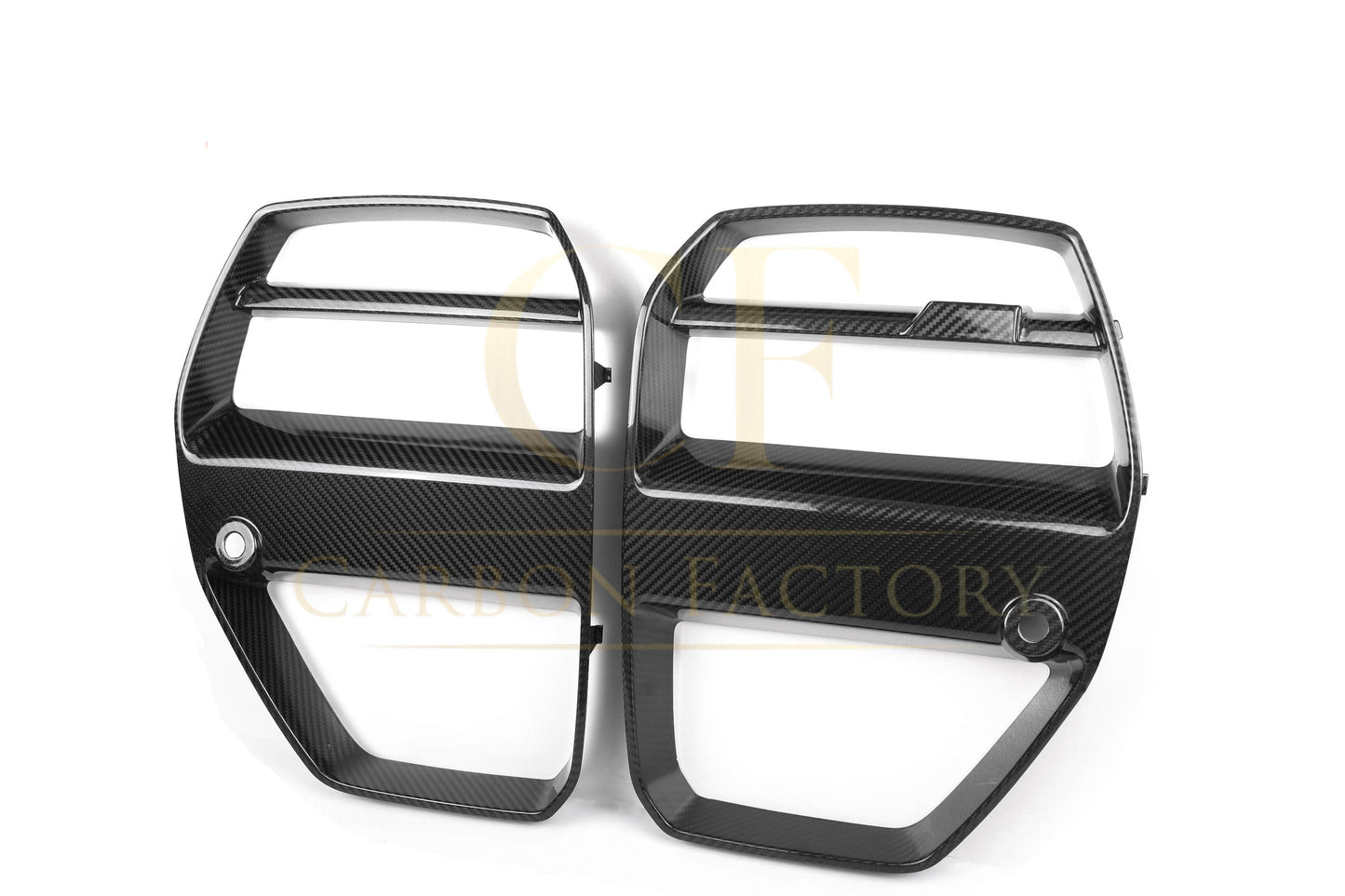 BMW G80 M3 G82 G83 M4 V Style Pre-Preg Carbon Fibre Front Grille 21-Present-Carbon Factory