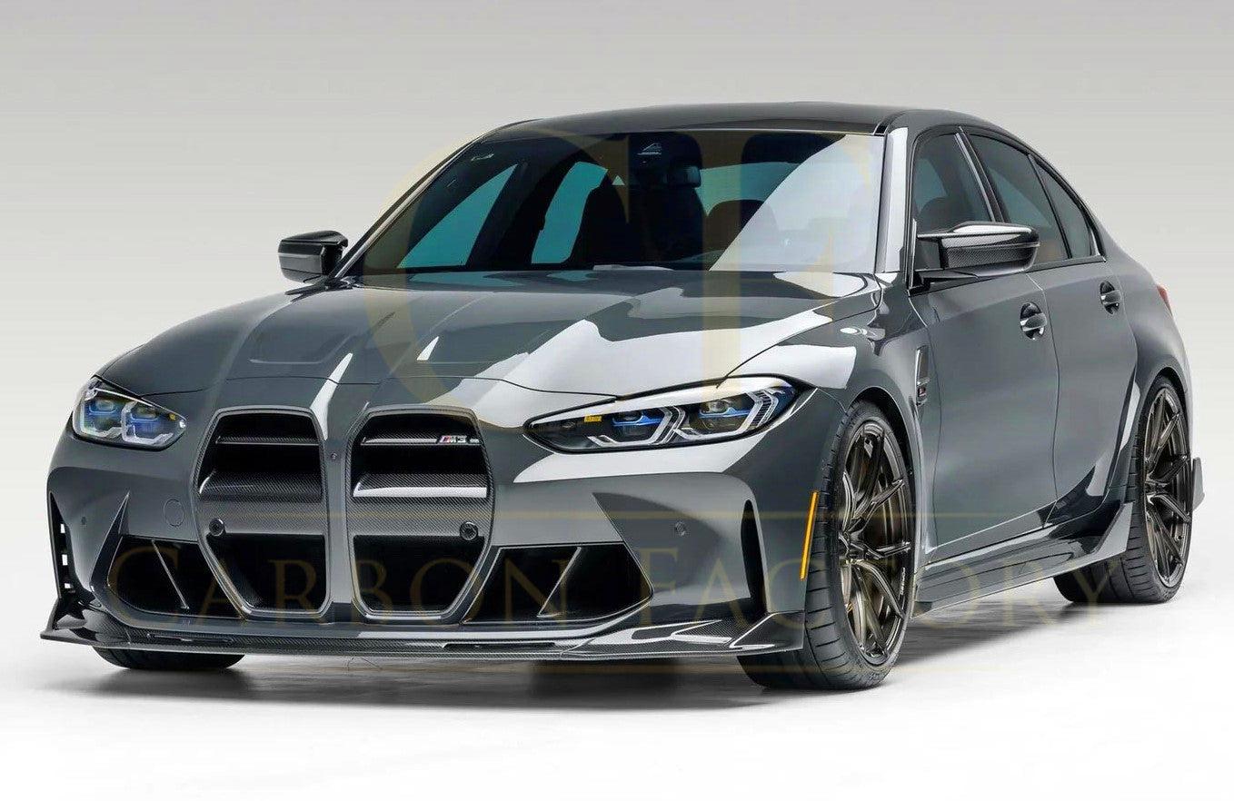 BMW G80 M3 G82 G83 M4 V Style Pre-Preg Carbon Fibre Front Grille 21-Present-Carbon Factory